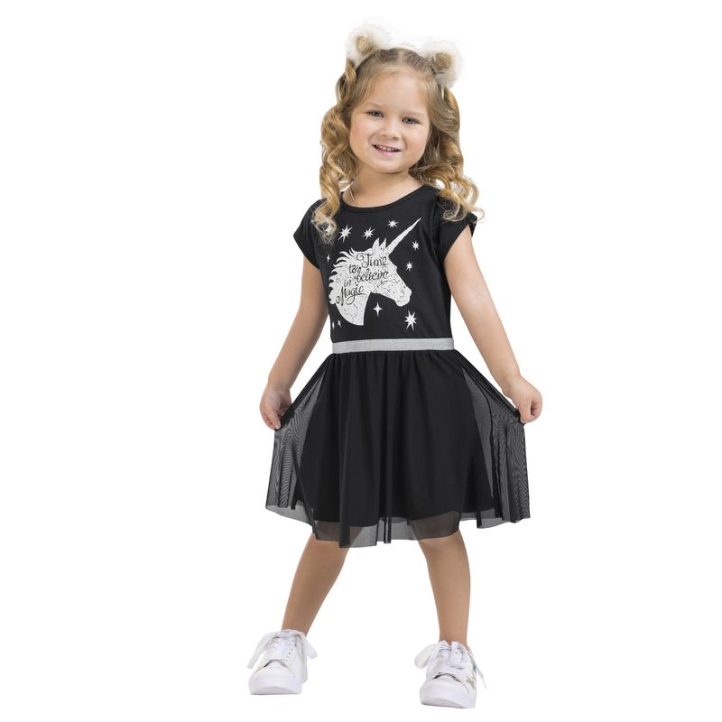 MARKETING PERSONAL - Vestido Infantil Negro Mp 34422