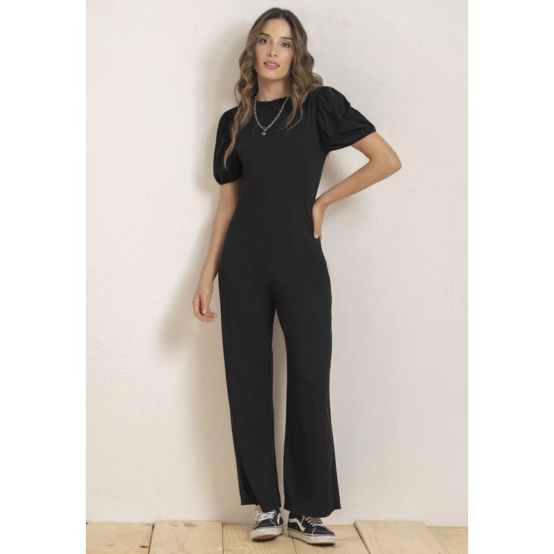 RUTTA - Enterizo Largo Mujer Negro Rutta 90833
