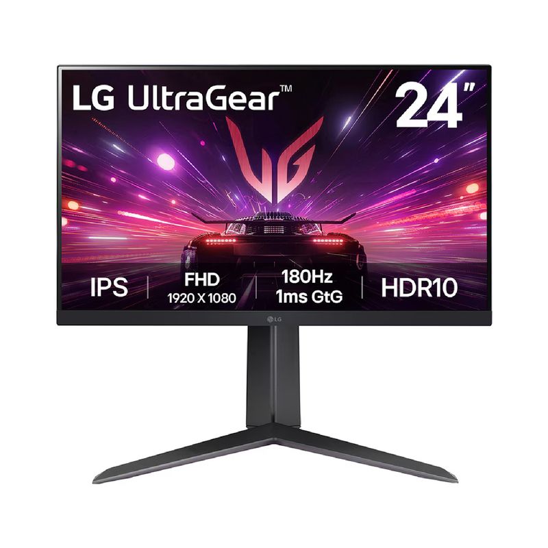 LG - Monitor Gamer LG 24GS65F 24 FHD IPS 180Hz 1ms UltraGear