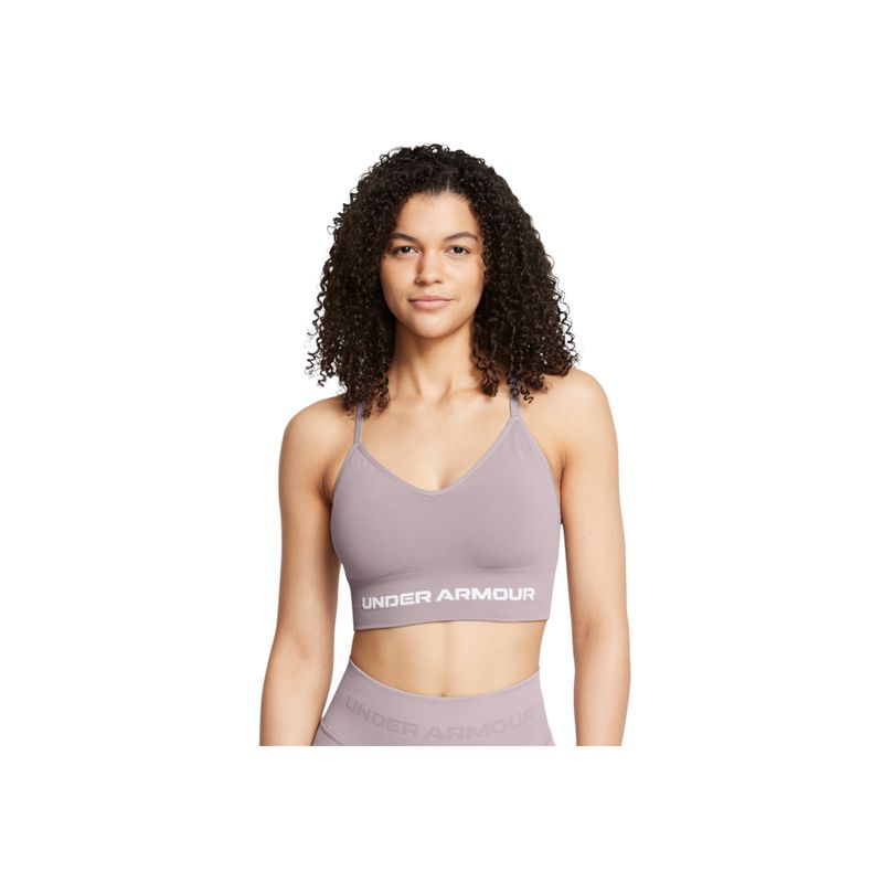 UNDER ARMOUR - Sujetador portivo Vanish Seamless Low Bra Mujer 1384417-015-Y81 UNDER ARMOUR