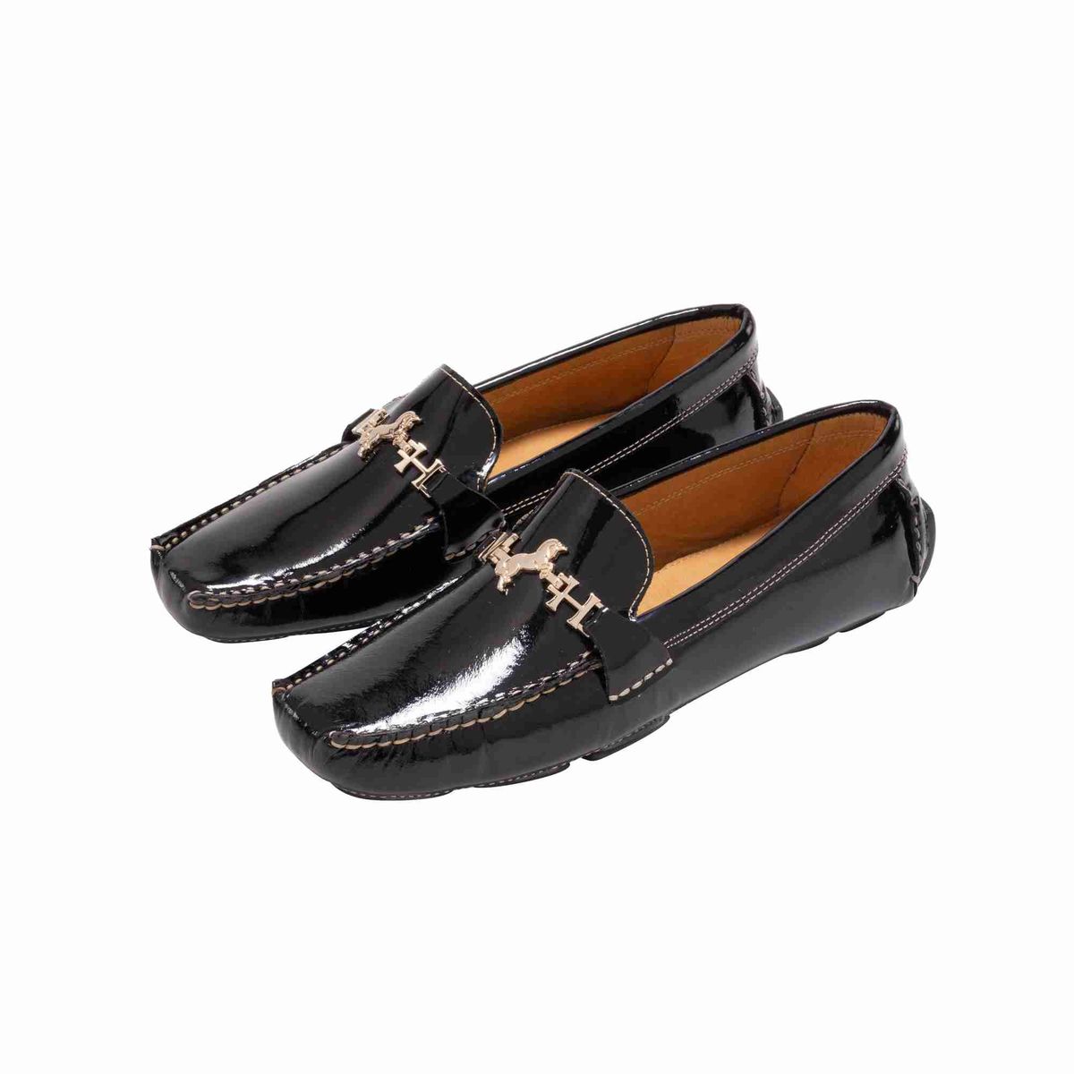 MARIO HERNANDEZ - Mocasín Driver Salome Negro Charol MH Mocs