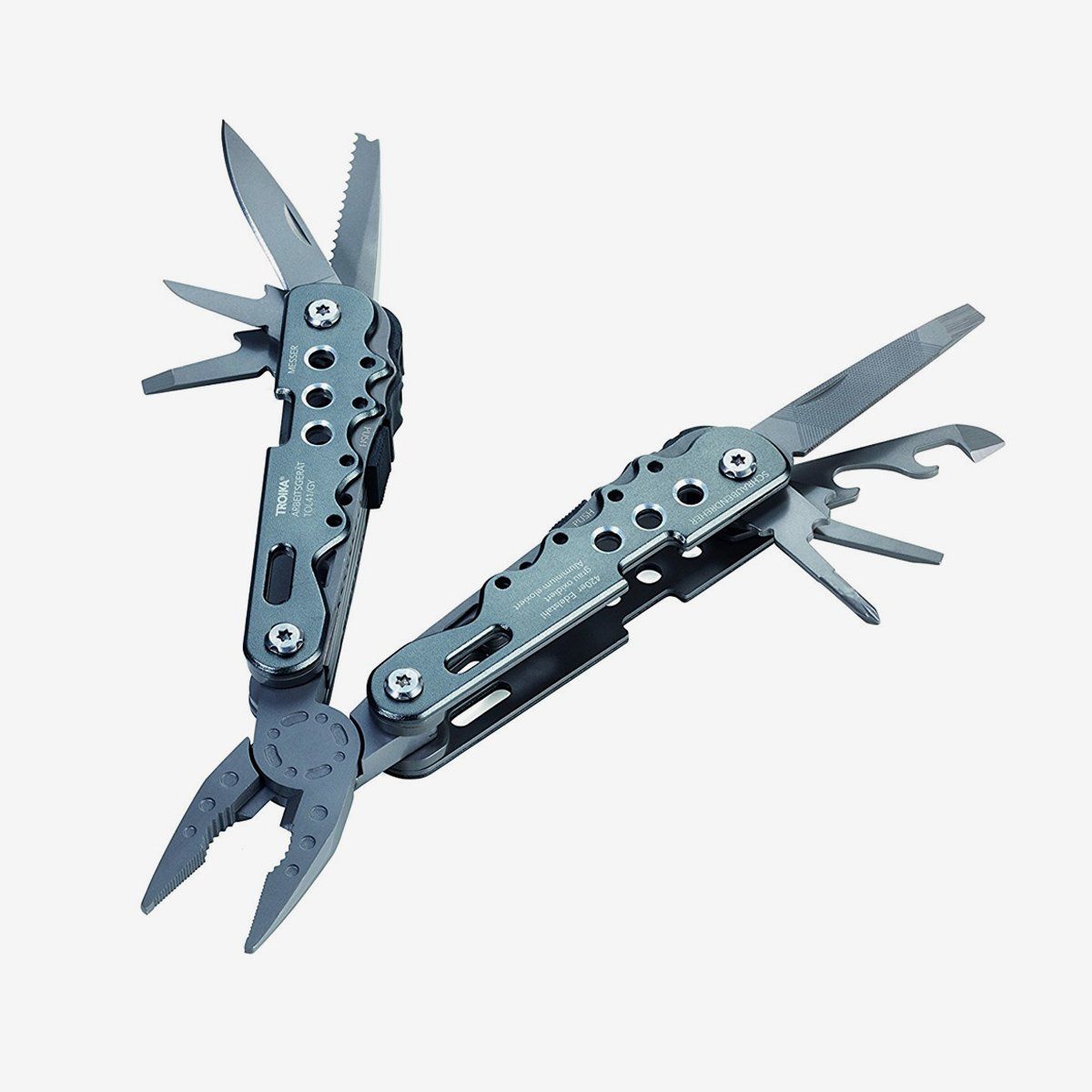 TROIKA - Multiherramienta En Acero 10 Funciones Multicolor