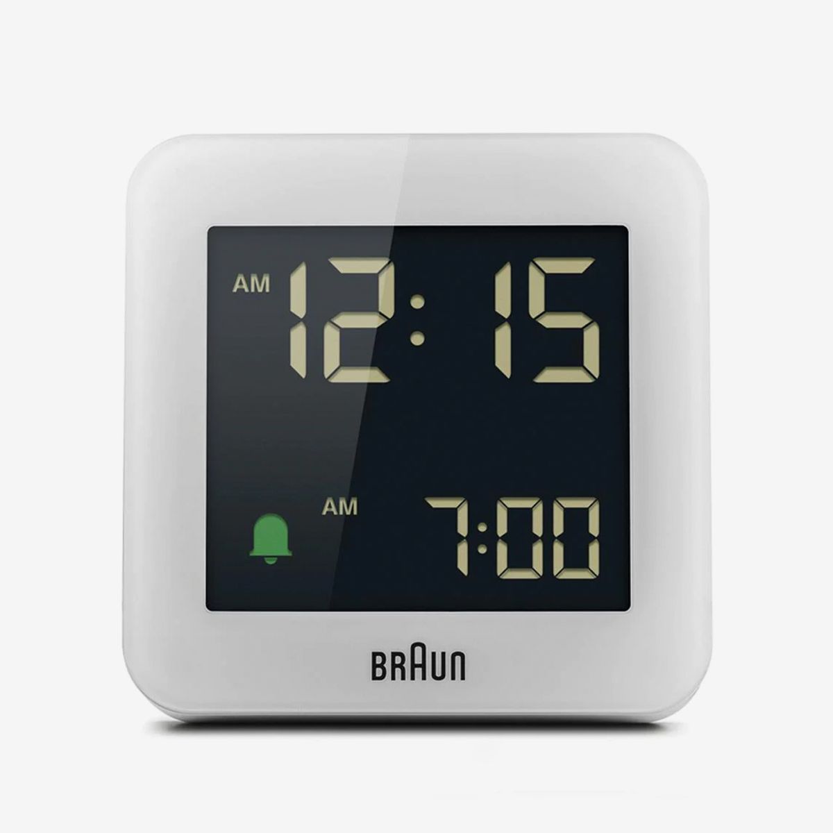 BRAUN - Relojes Despertadores Digitales Blanco