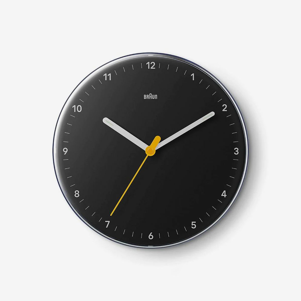 BRAUN - Reloj De Pared Con Mecanismo Silencioso Negro