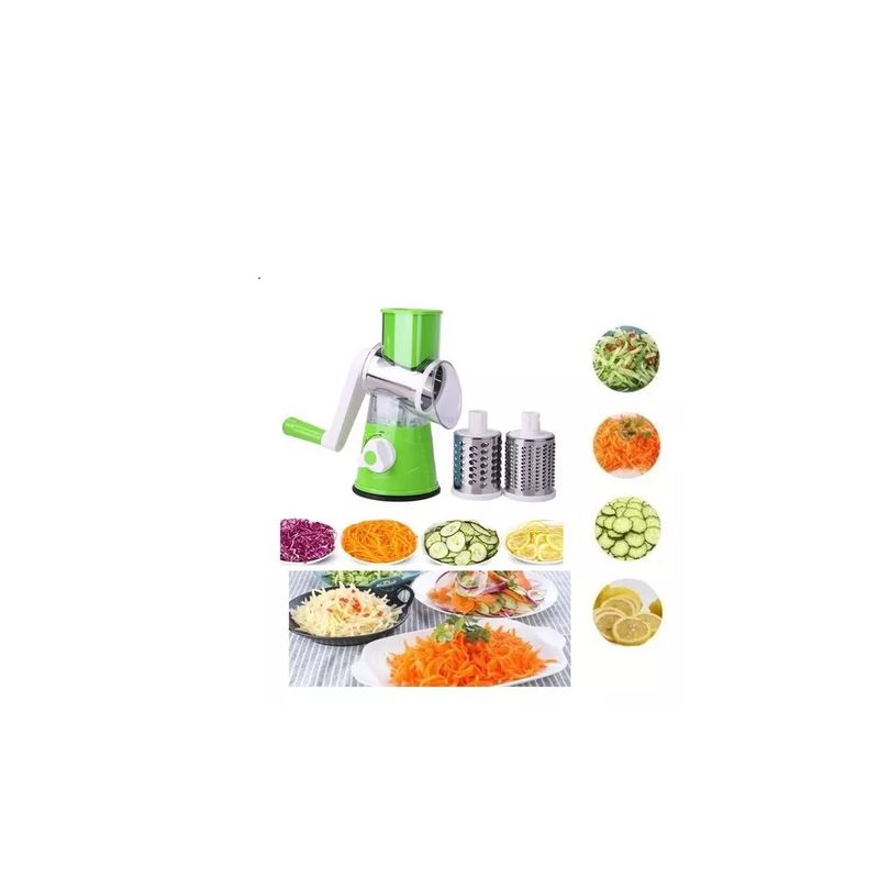 GENERICO - Cortador, Rayador Y Rebanador 3 En 1 Verduras Y Quesos Yg-80