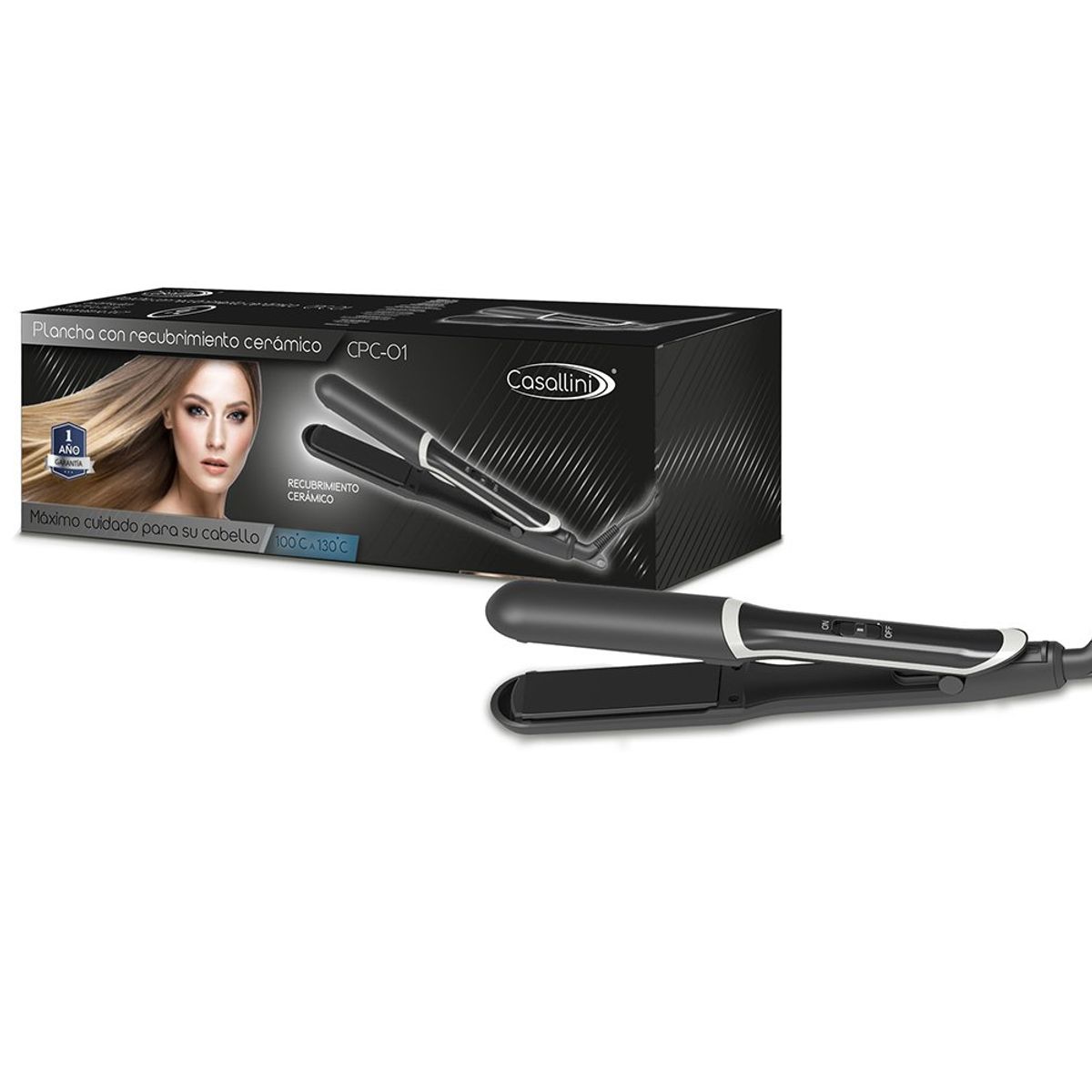CASALLINI - Plancha Para El Pelo Con Recubrimiento Cerámico Casallini®