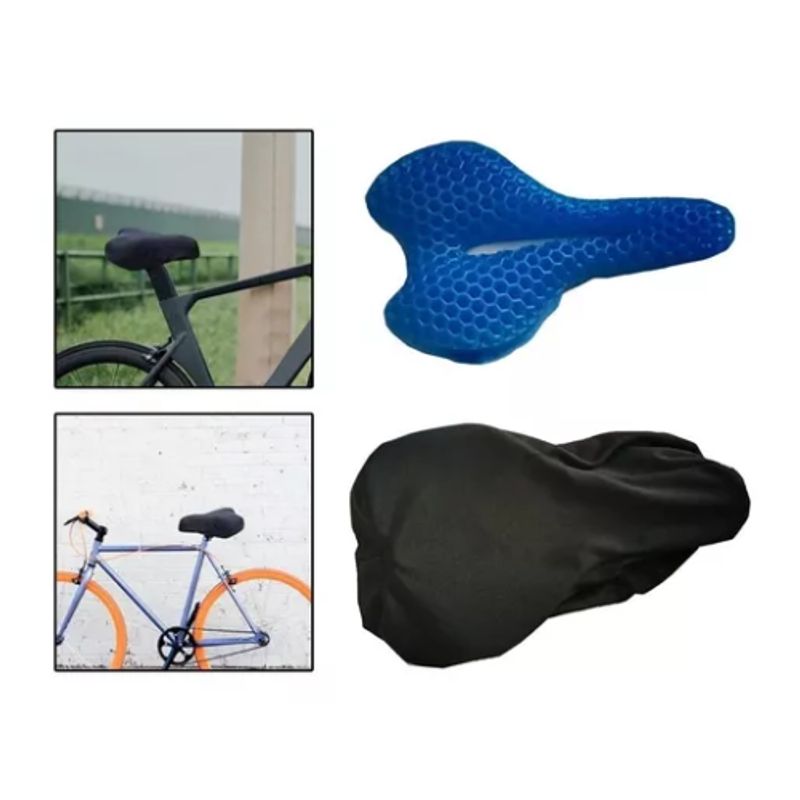 AFM - Cojín Gel Bicicletas Sillín Forro Funda Protector Asiento