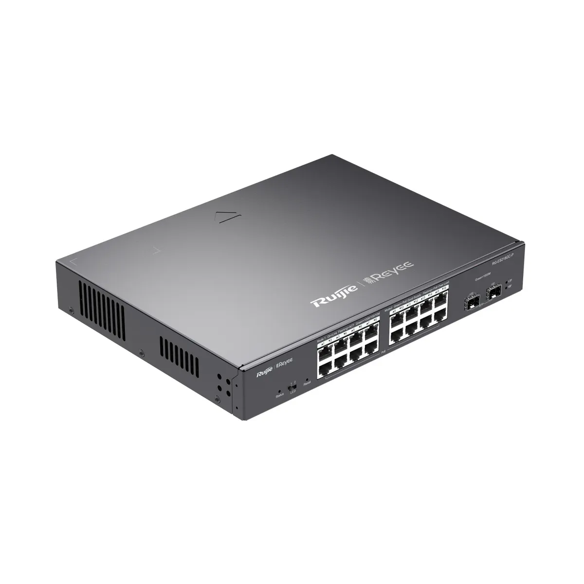 RUIJIE REYEE - Switch De 16 Puertos Poe 1 Gigabit + 2 Ptos De 1gb Sfp, Nube