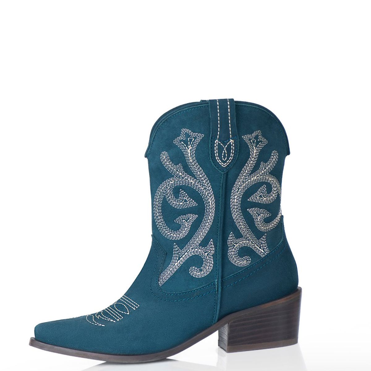 STIVALI - TEXANA DOMINGA CUERO NOBUCK AZUL DISEL