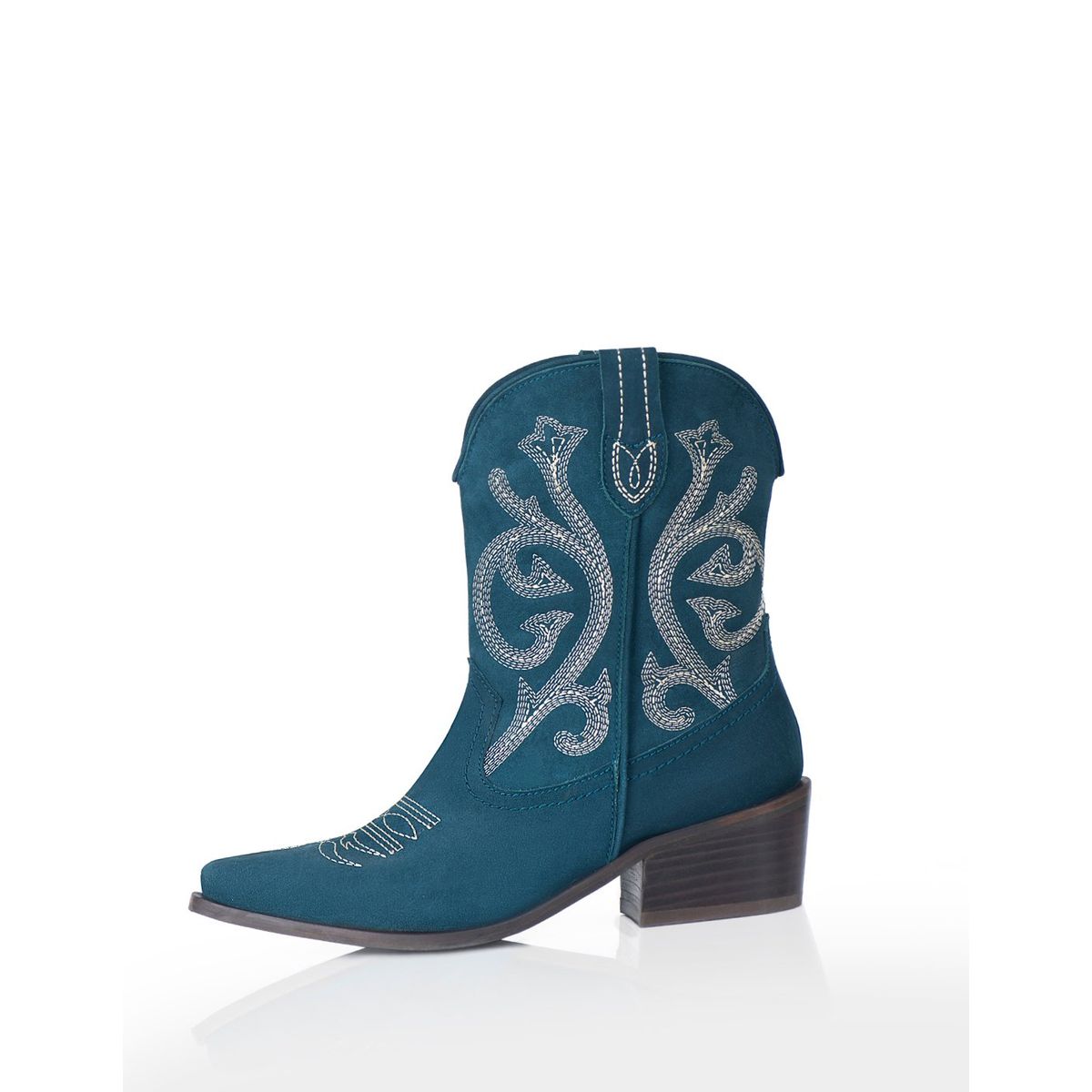 STIVALI - TEXANA DOMINGA CUERO NOBUCK AZUL DISEL