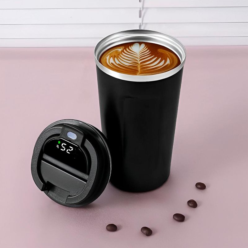 COMPRALOENCASA COM - Termo Café Con Indicador De Temperatura Acero Inoxidable 510ml NG0070