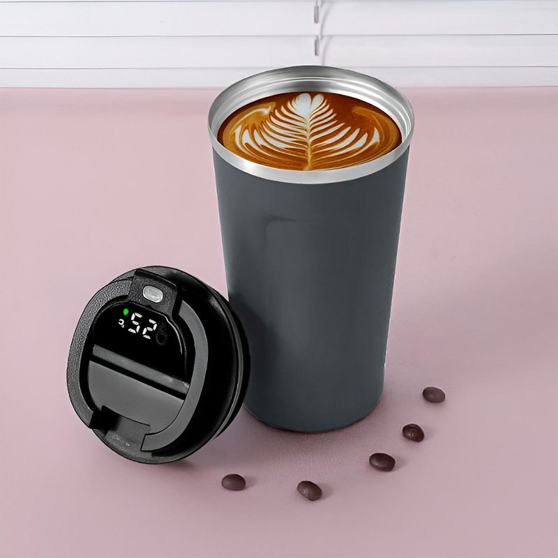 COMPRALOENCASA COM - Termo Café Con Indicador De Temperatura Acero Inoxidable 510ml NG0070