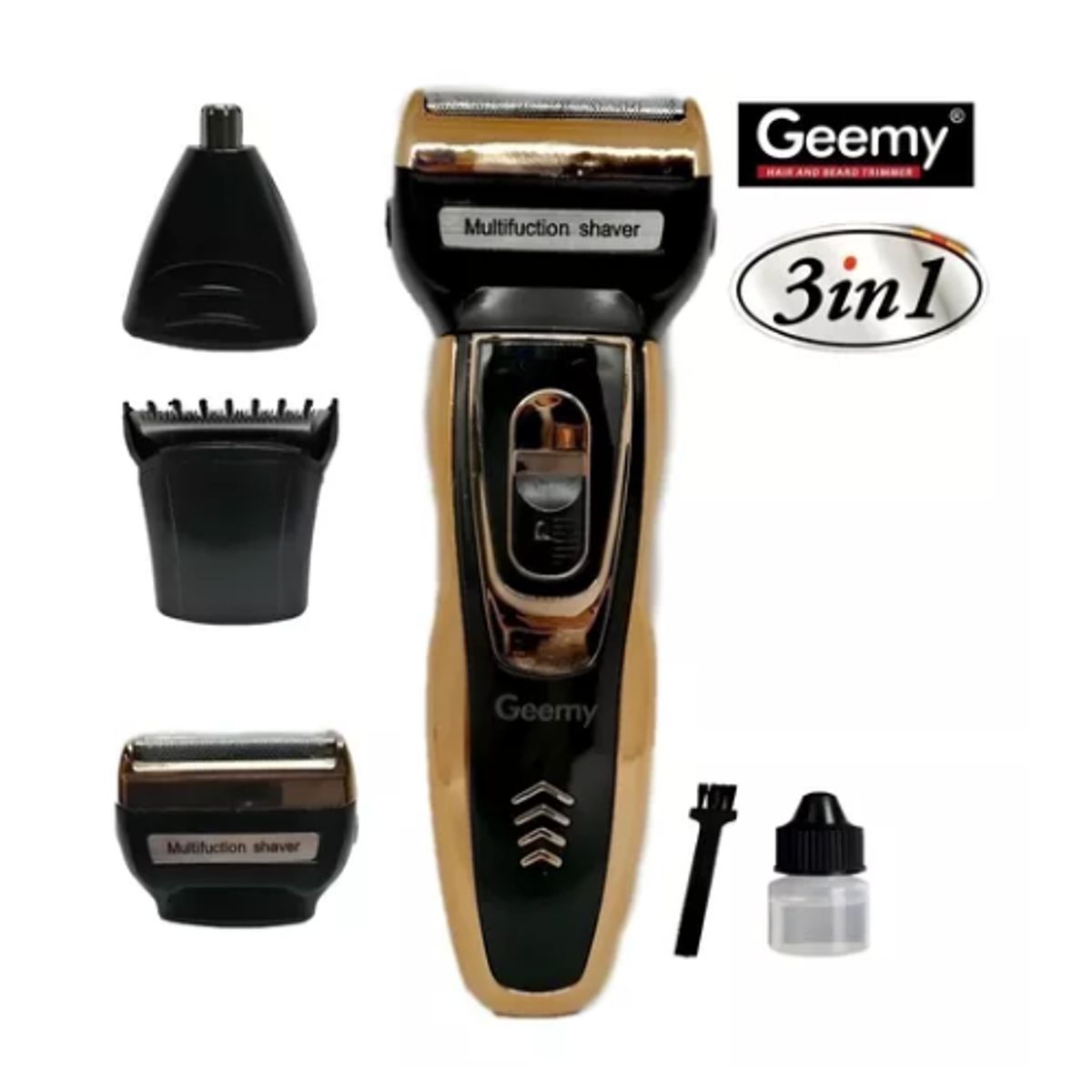 AFM - Maquina De Afeitar 3 En 1 Geemy Afeitadora Patillera -595