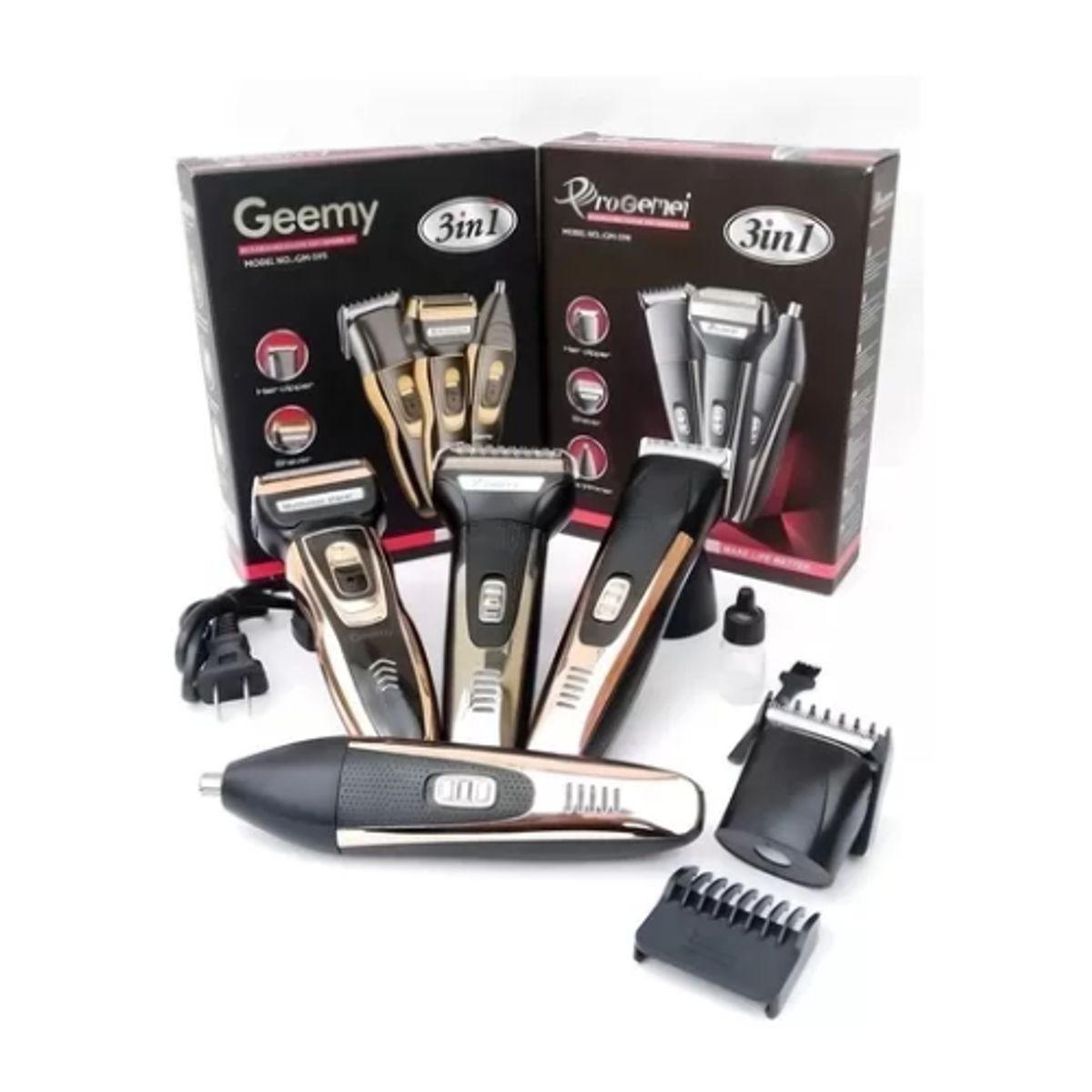 AFM - Maquina De Afeitar 3 En 1 Geemy Afeitadora Patillera -595
