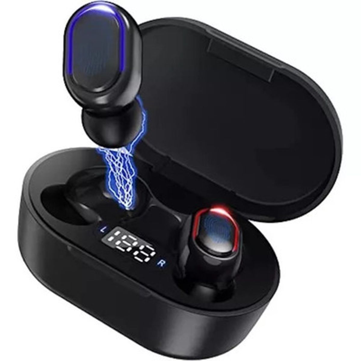 1 HORA - Audífonos Inalámbricos 1hora Aut114 Bluetooth Color Negro