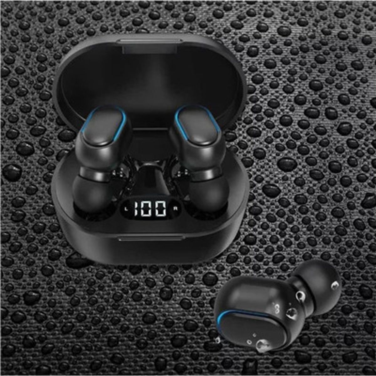 1 HORA - Audífonos Inalámbricos 1hora Aut114 Bluetooth Color Negro