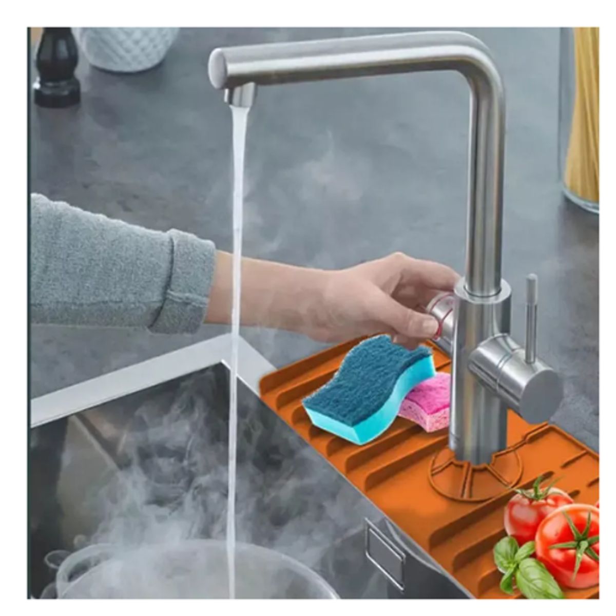 AFM - Alfombrilla Para Grifo De Fregadero Protector De Cocina