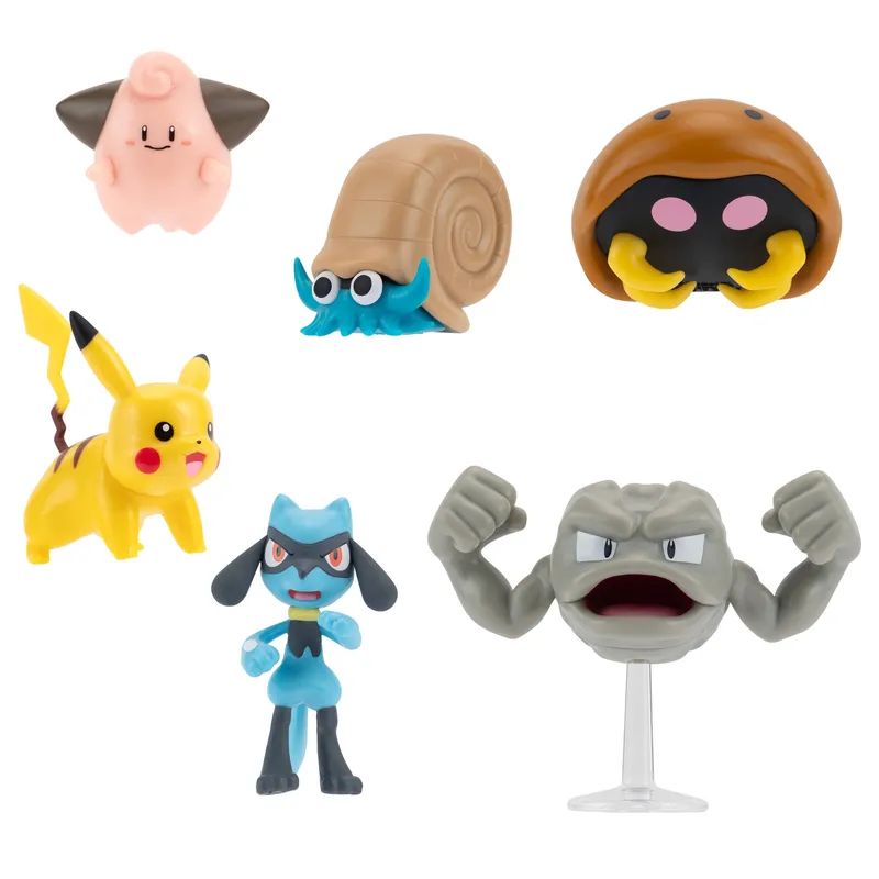 POKEMON - Figuras De Batalla Pokemon De 5 Cm X 6 Unidades