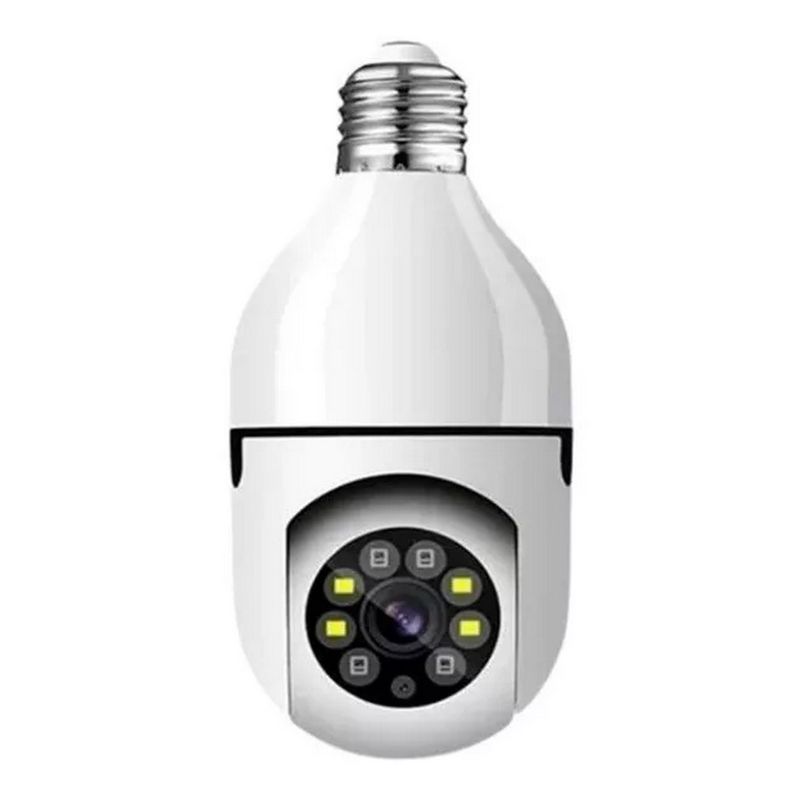 GENERICO - Camara Ip De Seguridad 360° Bombillo Wifi Hd Sensor Movil
