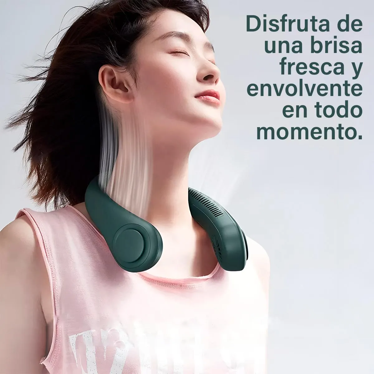 COMPRALOENCASA COM - Ventilador de Cuello Portátil Recargable USB EDK-2024-64