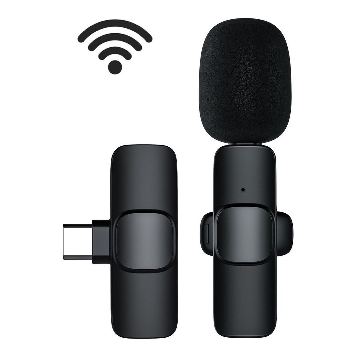 GENERICO - Microfono Inalambrico Para Telefono Tipo C Android De Solapa