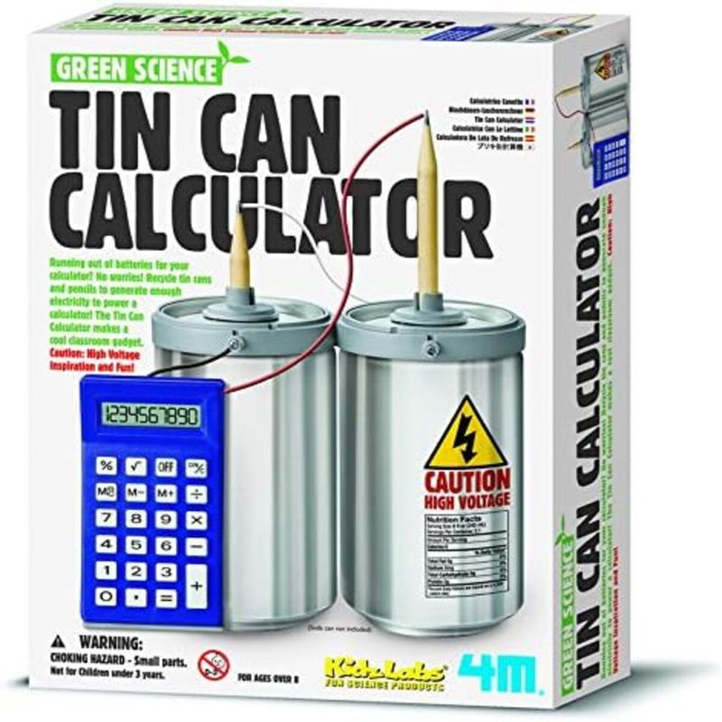 4M - Juego Educativo Experimento Tin Can Calculator Para Niños