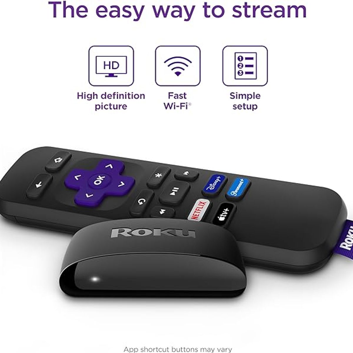 ROKU - Express HD Reproductor Netflix Prime Video Disney Streaming.