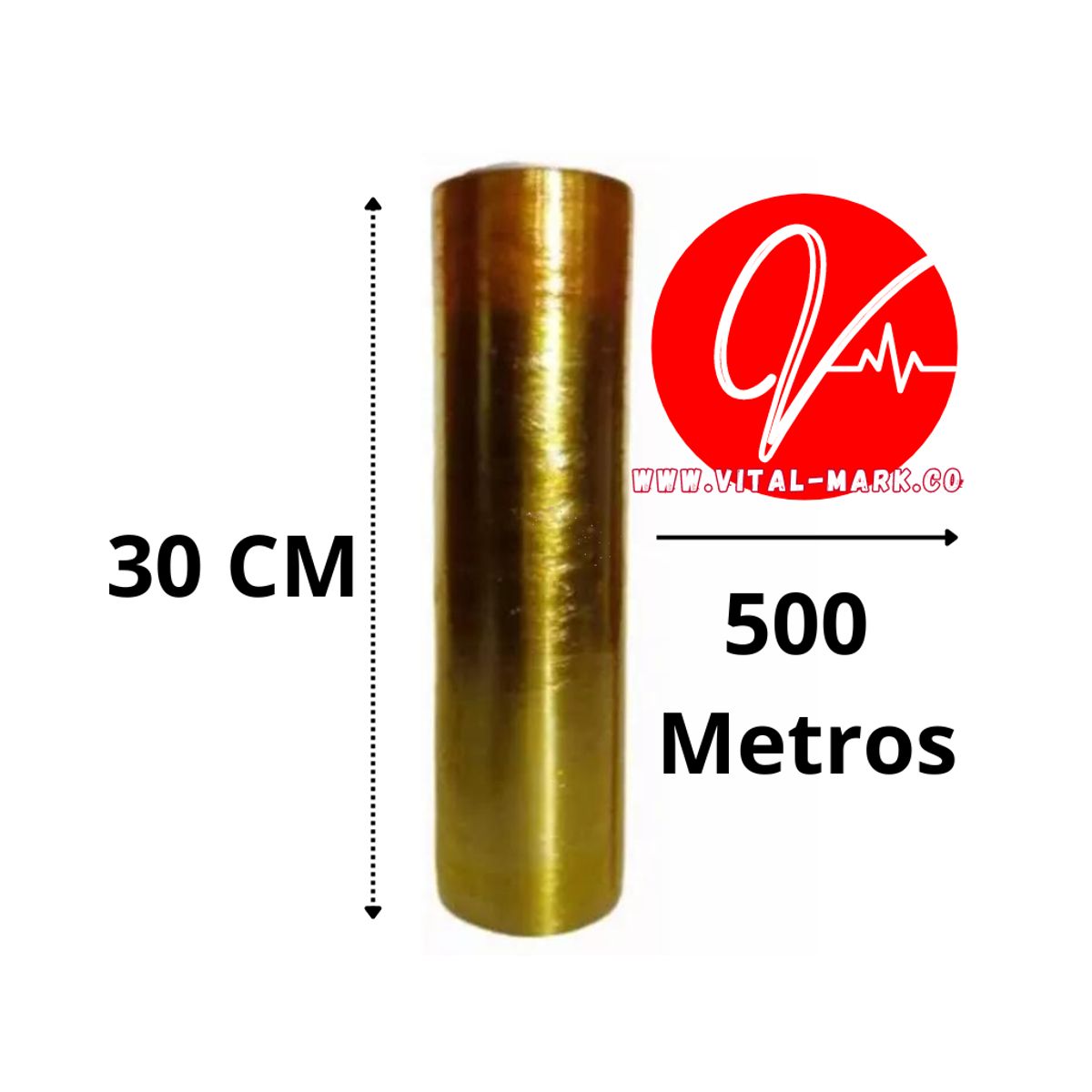 GENERICO - Vinipel para Alimentos 30cm x 500 metros