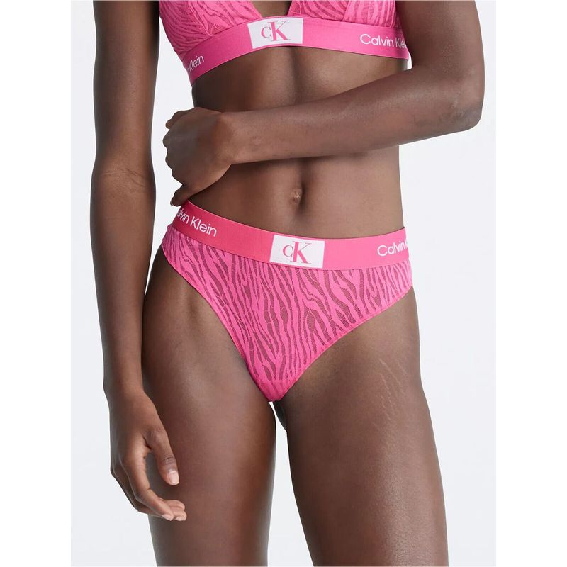 CALVIN KLEIN - Tanga Rosada De Encaje - Ck 1996 Para Mujer Calvin Klein