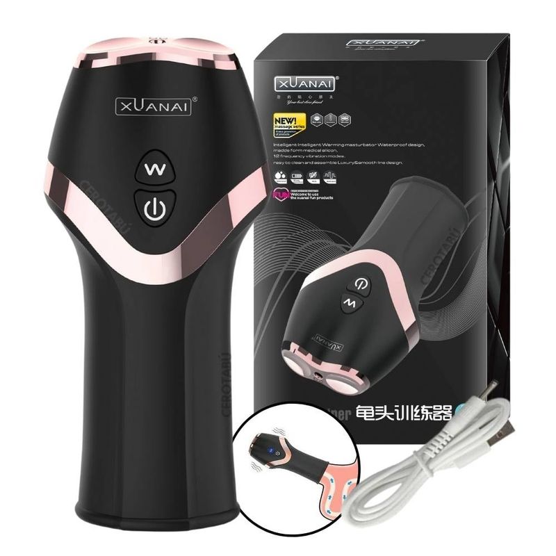 GENERICO - Vibrador Masturbador Masculino Con Textura Premium