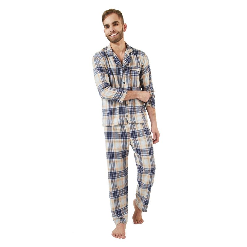 SANTANA - Pijama Hombre Leñadora Caqui