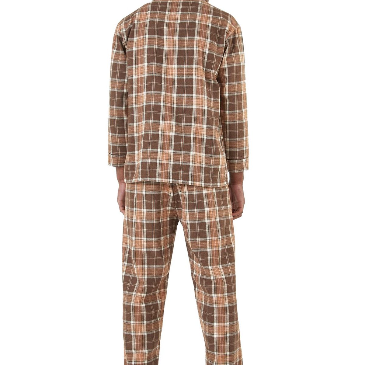 SANTANA - Pijama Hombre Leñadora Marrón