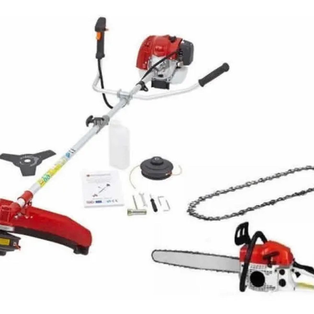 GENERICO - Combo Guadaña Y Motosierra Profesional trabajo Pesado