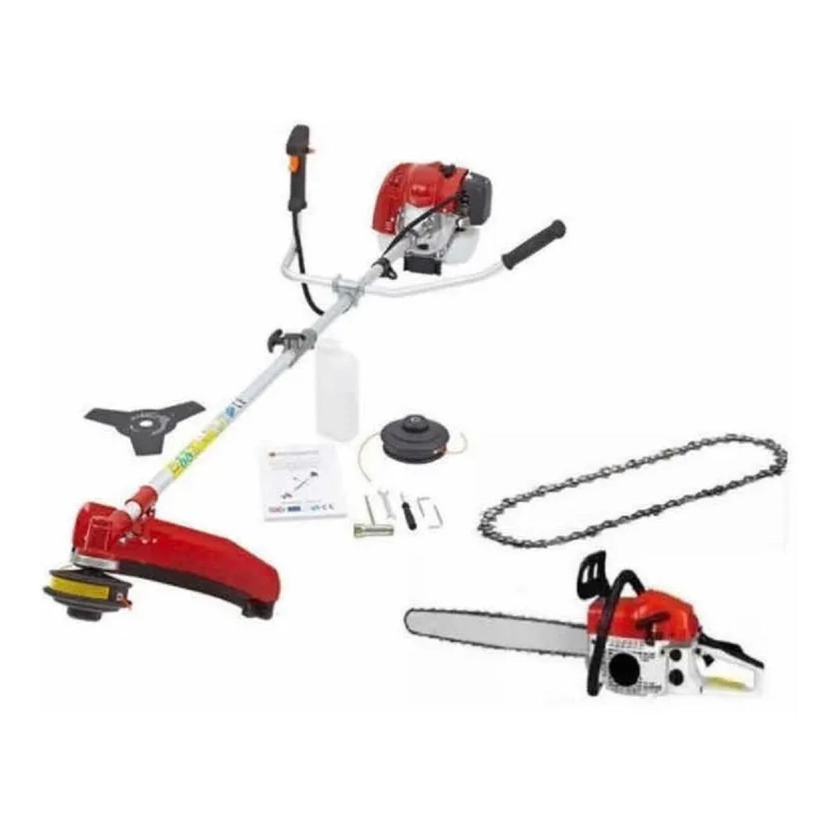 GENERICO - Combo Guadaña Y Motosierra Profesional trabajo Pesado