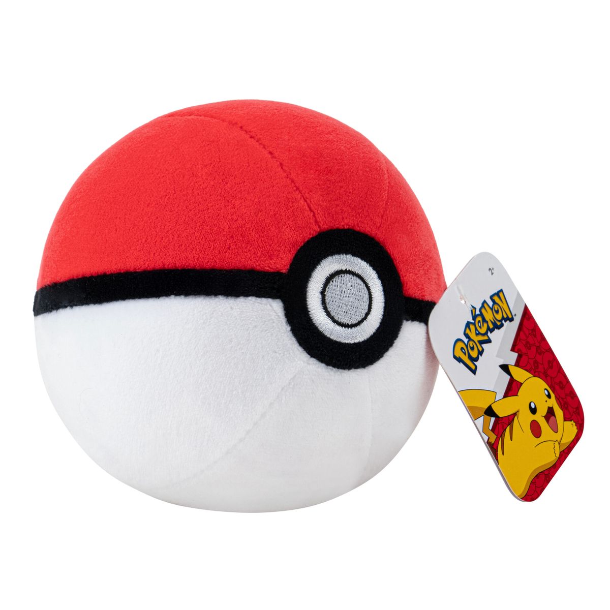 POKEMON - Peluche Pokemon Poke Ball 12 Cm Pokebola Rojo - Blanco