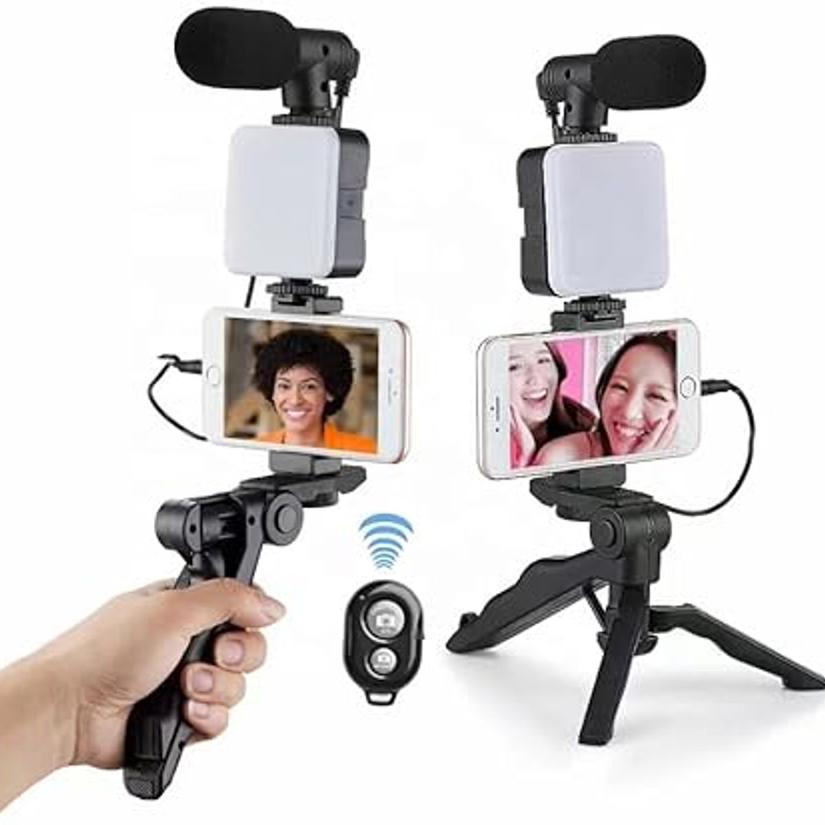 GENERICO - Estabilizador Tripode Para Celular Con Microfono y Control AY49