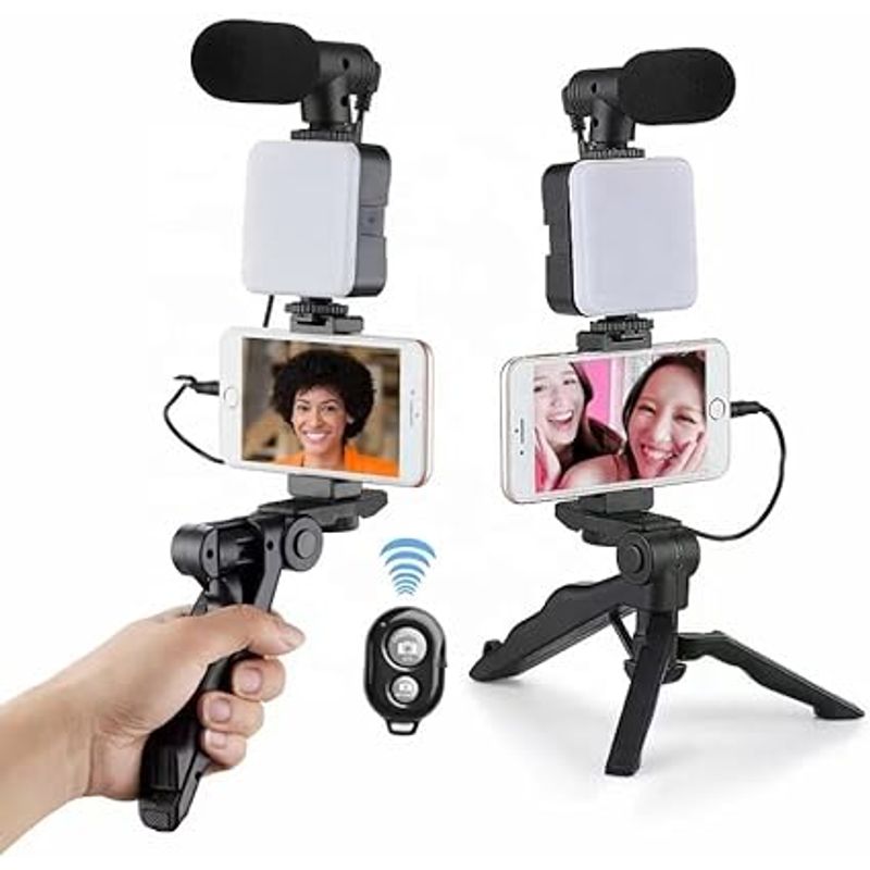 GENERICO - Estabilizador Tripode Para Celular Con Microfono y Control AY49