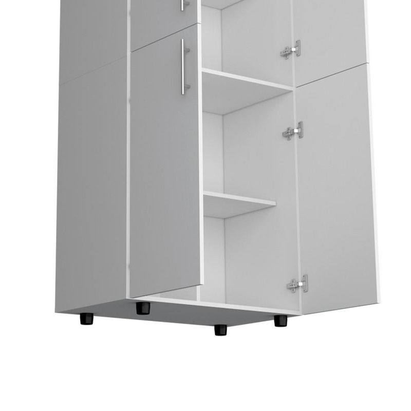RTA DESIGN - Closet Mandi Blanco con Dos Tubos y Un Cajon Deslizable ZF