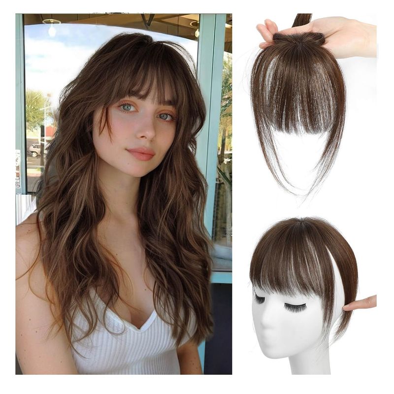GENERAL - Extensión Capúl Fleco Clip Efecto 100% Natural Marrón Claro