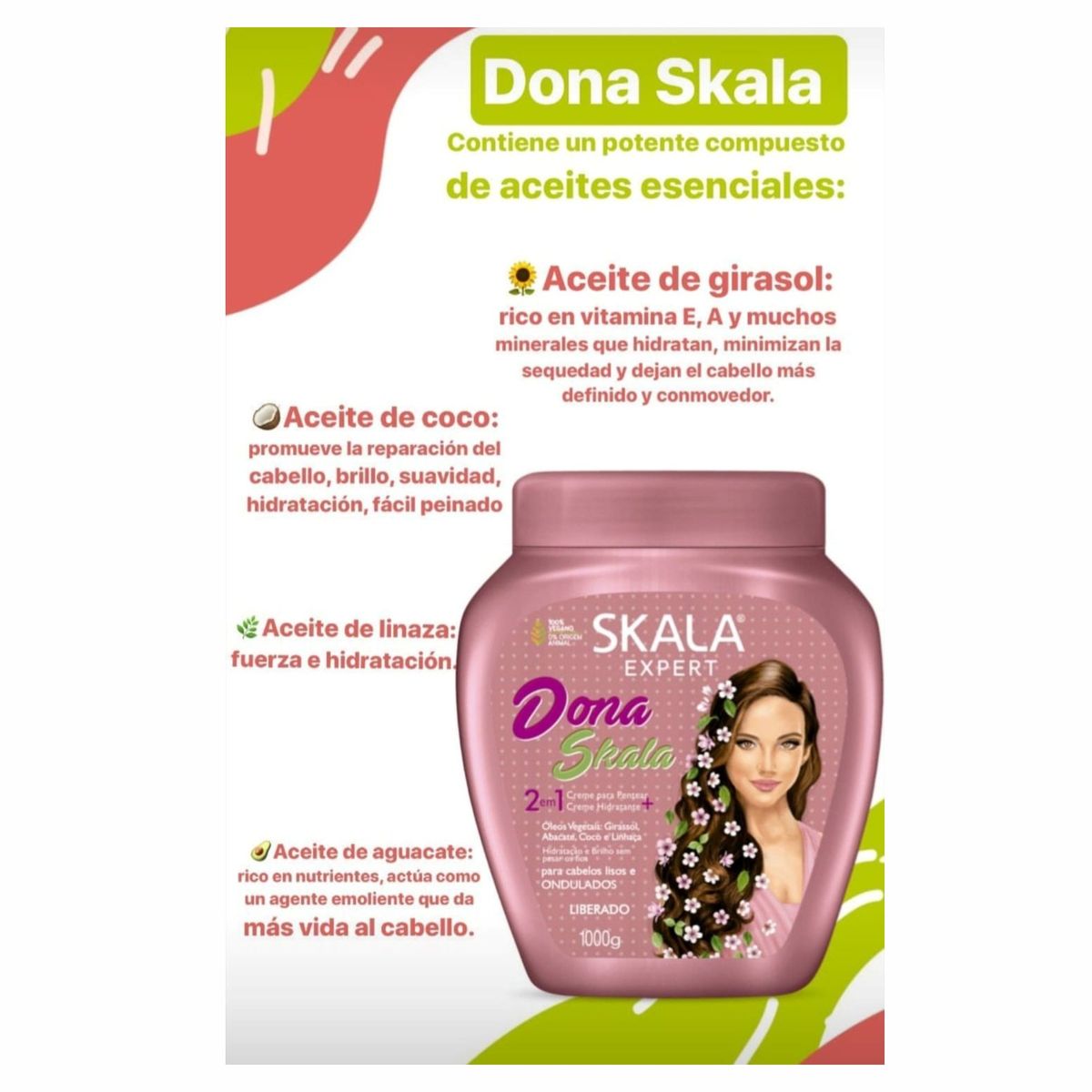 SKALA - Tratamiento y Crema para peinar Skala Dona