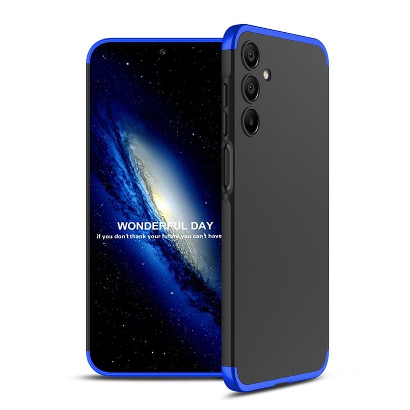 GENERICO - Funda Carcasa Estuche Protector Para Samsung A15 Azul Negro
