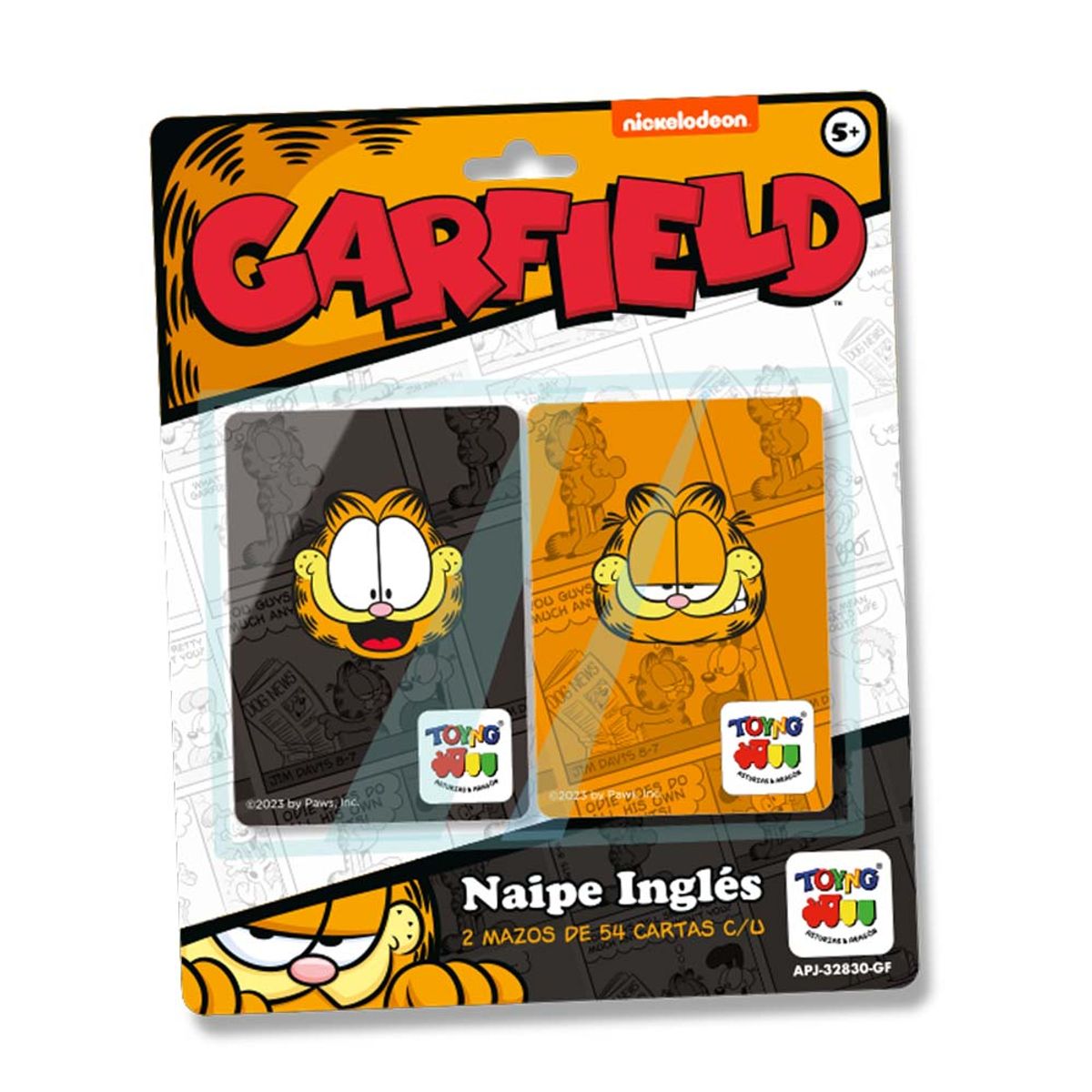 TOYNG - JUEGO NAIPE INGLES GARFIELD