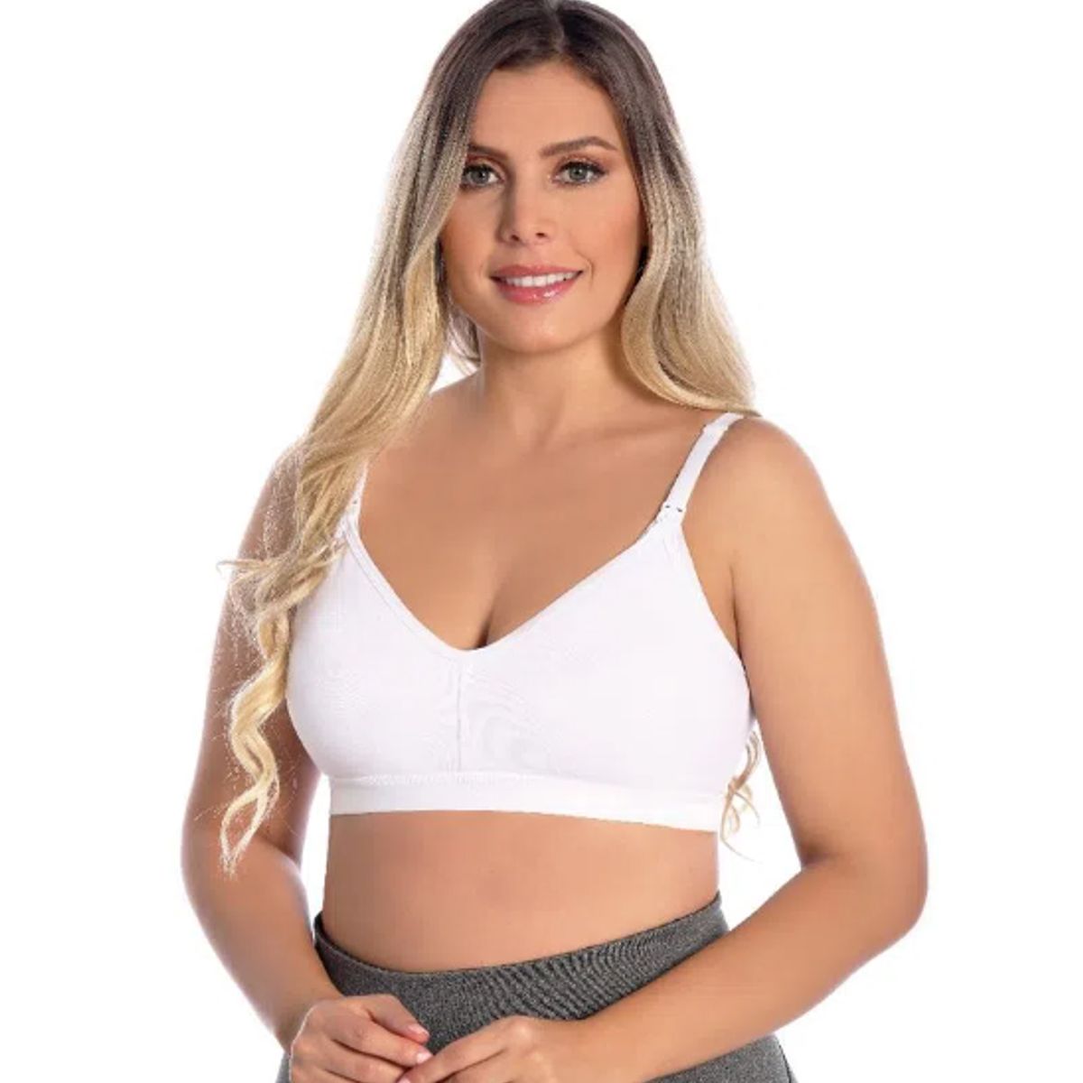 FAJATE - Brasier tipo top con broche removible ideal para embarazo y lactancia