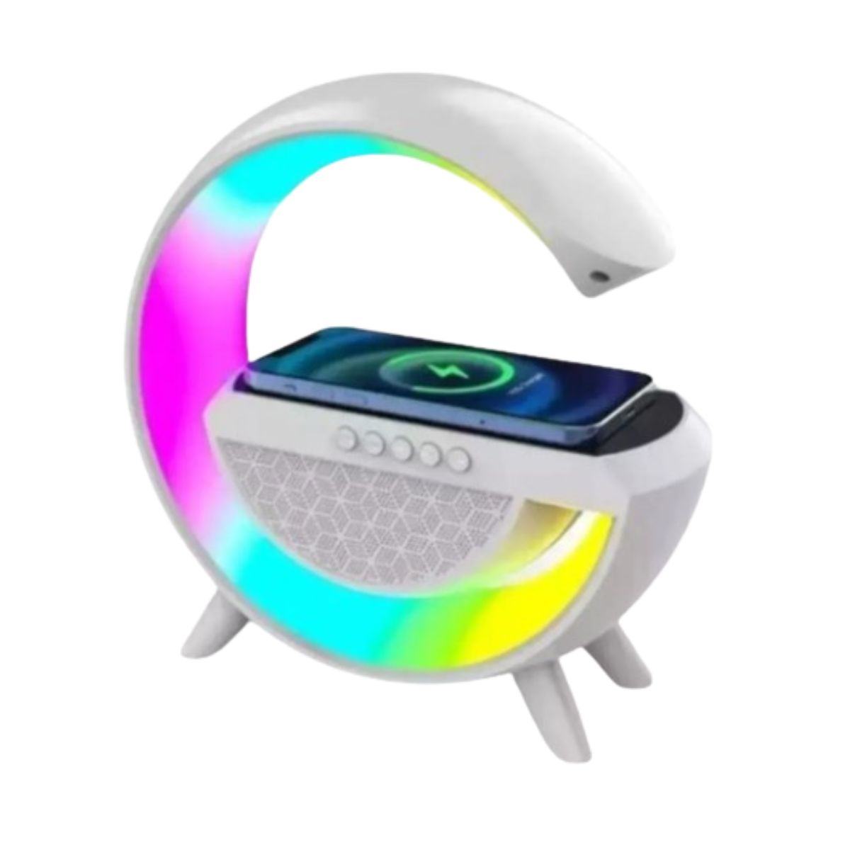 AFM - Speaker G Cargador Celular Bluetooth Luz Led Colores Radio