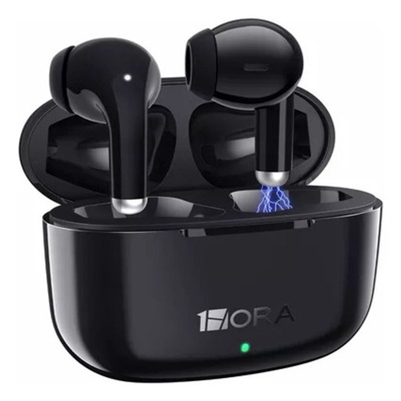 1 HORA - Audífonos In-ear Inalámbricos 1hora Aut203 Color Negro Bluetooth 5.3 Con Micrófono