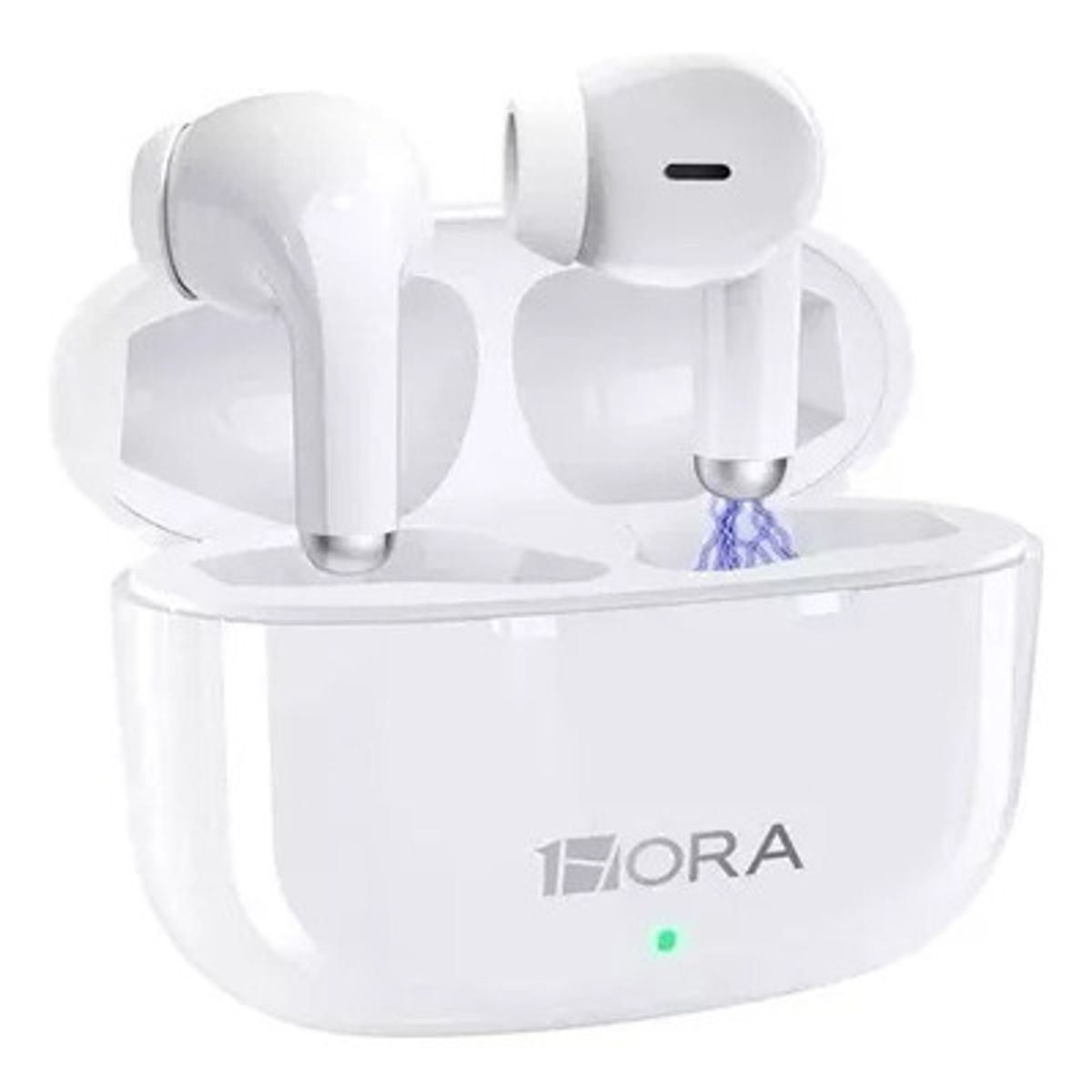 1 HORA - Audífonos In-ear Inalámbricos 1hora Aut203 Color Blanco Bluetooth 5.3 Con Micrófono