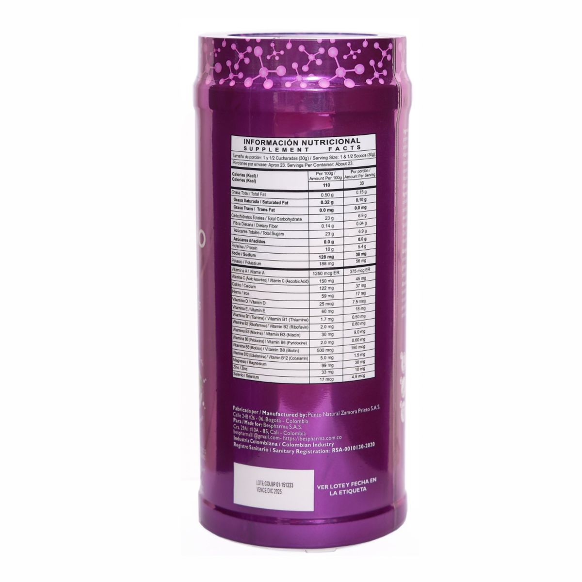 BESPHARMA - COLAGENO HIDROLIZADO CON BIOTINA BESPHARMA