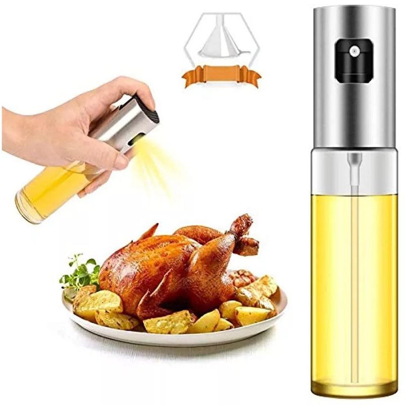 ONE PIXEL - Aceitera Spray Acero Inoxidable Aceite Vinagre Pulverizador