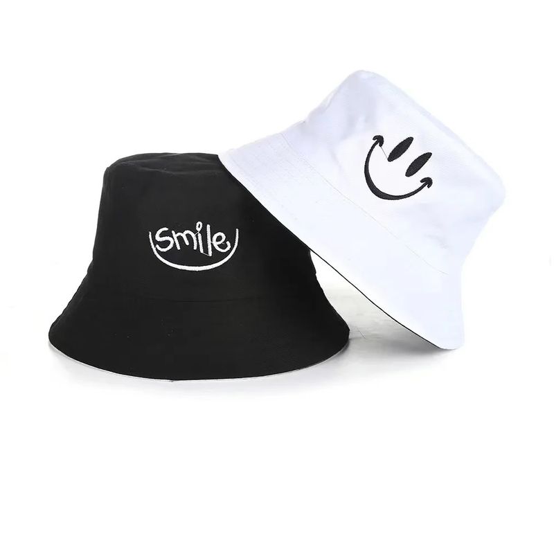 GENERAL - Sombrero Gorro Pescador Bordado Doble Faz Bucket Hat Moda