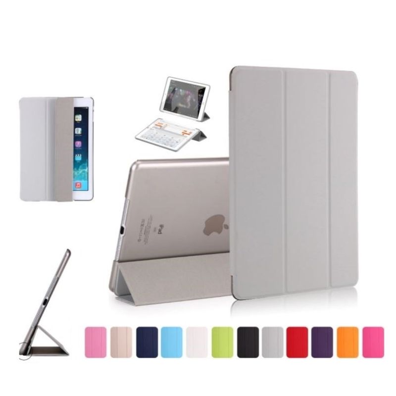 GENERICO - Estuche Para iPad 10.2 7, 8 y 9 Generacion + Vidrio Ceramico - Gris
